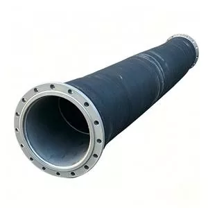 ကြီးမားသော Diameter Flexible Flanged Rubber Hose