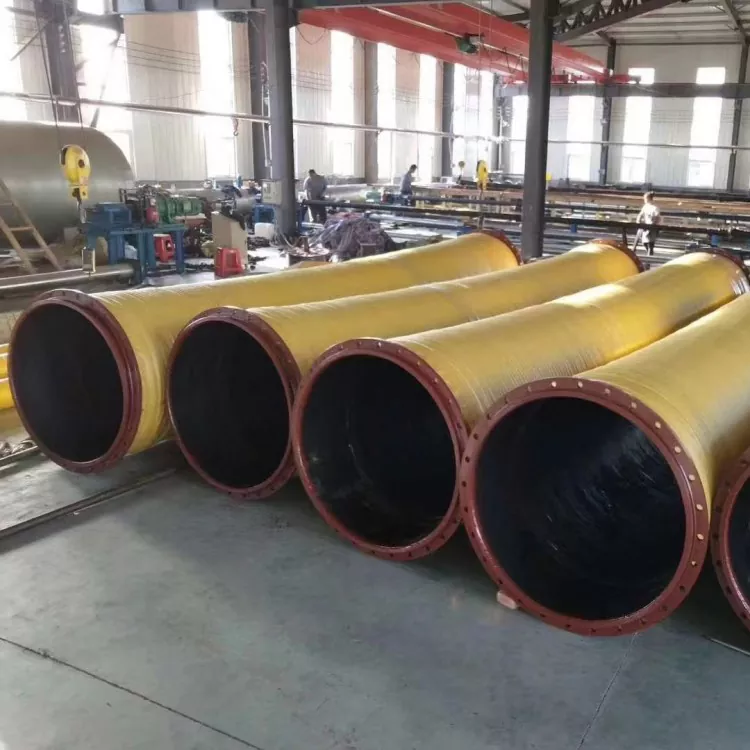 ကြီးမားသော Diameter Heavy-Duty Flanged Rubber Hose ကြီးမားသော Diameter Heavy-Duty Flanged Rubber Hose
