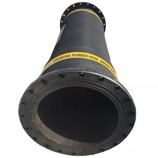 ကြီးမားသော Diameter Heavy-Duty Flanged Rubber Hose